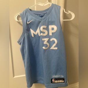 Minnesota timberwolves Karl-Anthony-Towns jersey youth Medium